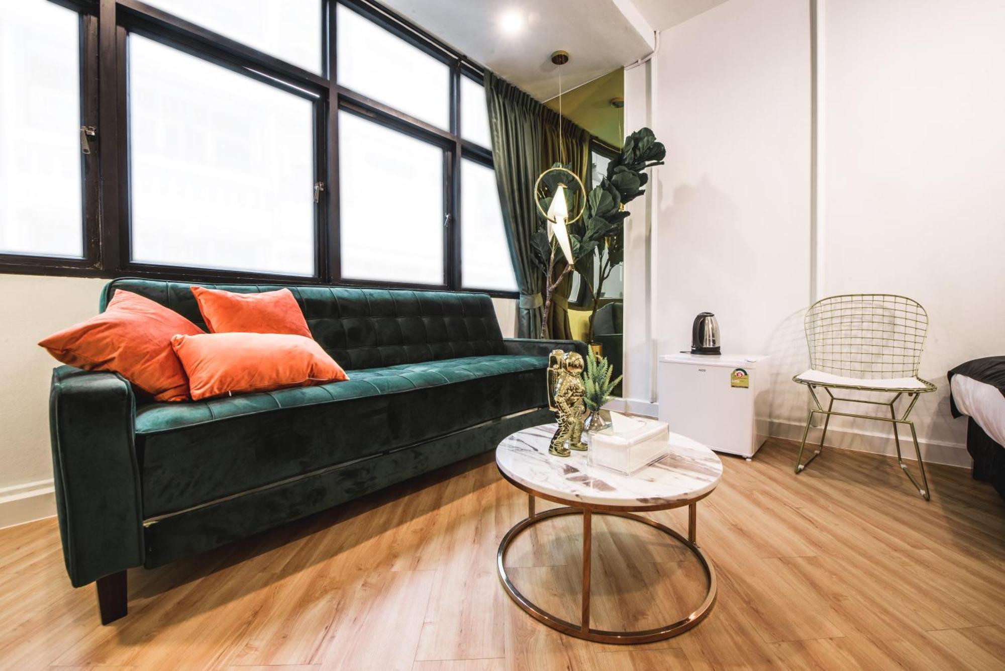 Theme Boutique Hotel Bangkok Makkasan Rum bild