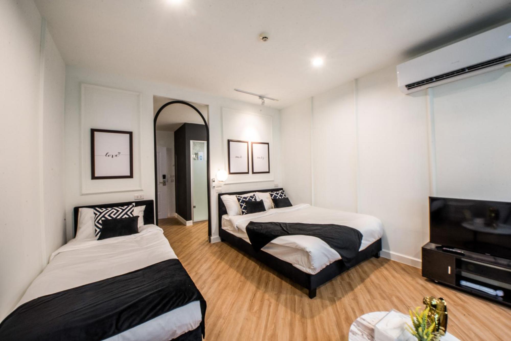 Theme Boutique Hotel Bangkok Makkasan Rum bild